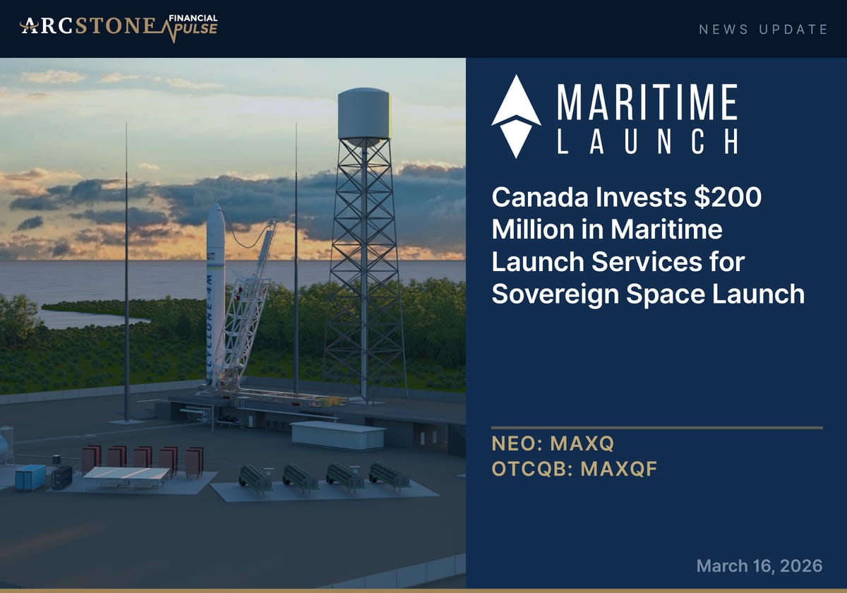 Canada Invests $200 Million in Maritime Launch Services for Sovereign Space Launch